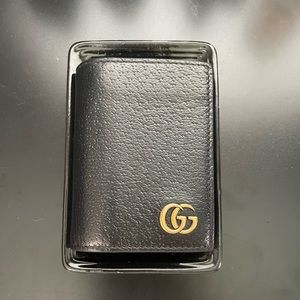 GG Marmont Leather Card Case